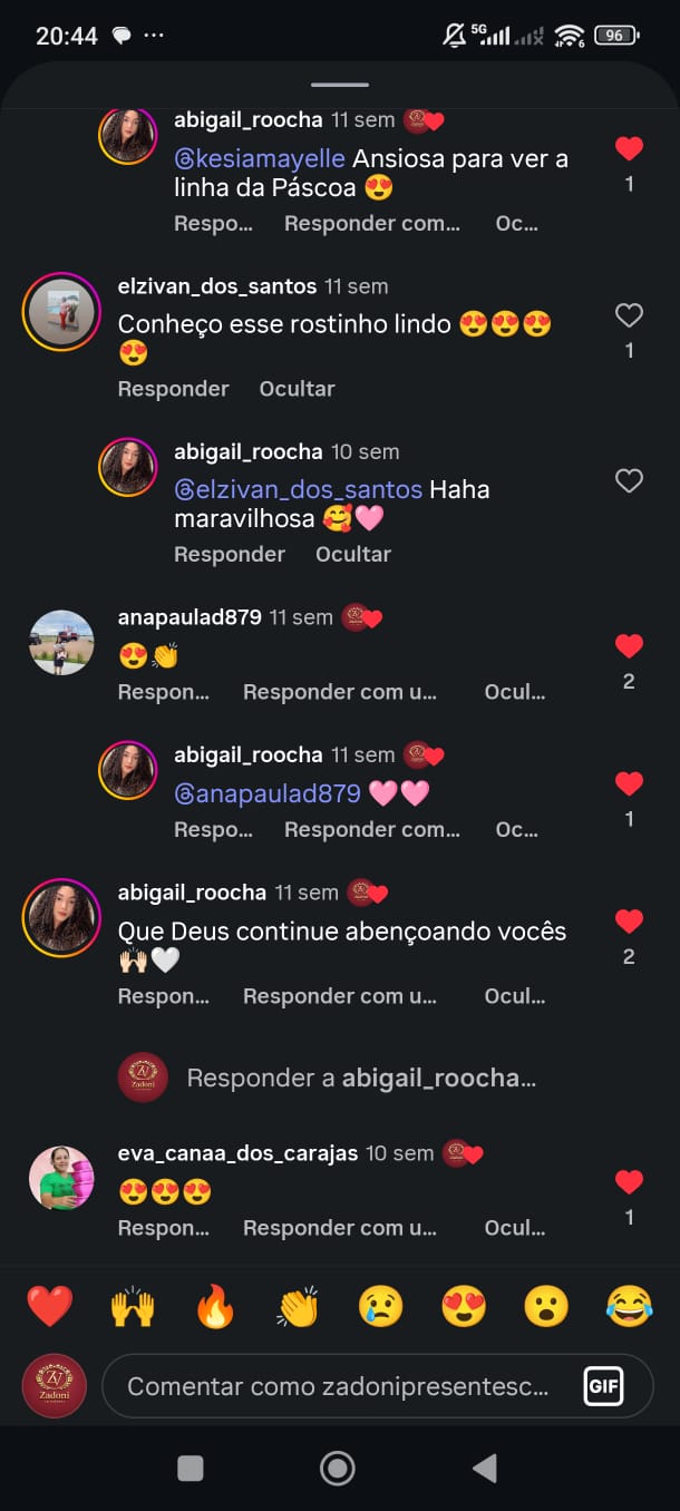 Comentario de cliente sobre pedido Zadoni